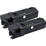 Dell 2130cn 2135cn Black Compatible High-Yield Toner Cartridges 2-Pack