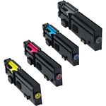 4 Pack Dell C2660dn / Dell C2665dnf Compatible High-Yield Toner