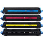 4 Pack HP 124A Remanufactured Toner Cartridges