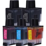 5 pack Brother LC47 Compatible Ink Cartridges