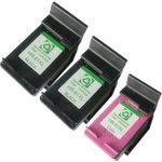 3 Pack HP 61XL High-Yield Remanufactured Ink Cartridges