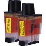 2 Pack Brother LC47Y Yellow Compatible Ink Cartridges