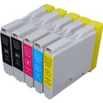 5 Pack Brother LC-37 Compatible Ink Cartridges