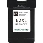 HP 62XL Black High-Yield Remanufactured Ink Cartridge (C2P05AA)