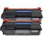 2 Pack Brother TN3440 Black Compatible High-Yield Toner Cartridge (Replaces TN3520)