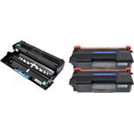 3 Pack Brother TN3440 & DR3425 Compatible High-Yield Toner & Drum Cartridges