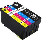 4 Pack Epson 802XL High-Yield Compatible Ink Cartridges