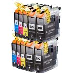 10 Pack Brother LC133 Compatible High-Yield Ink Cartridges (Replaces LC131)