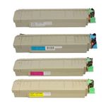 4 Pack Compatible Oki C810, C810N, C830, C830N Toner Cartridges