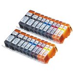 20 Pack Canon PGI-525 & CLI-526 Compatible Ink Cartridges