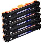 5 Pack Brother TN1070 Black Compatible Toner Cartridge