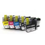 5 Pack Brother LC3313 Compatible High-Yield Ink Cartridges (Replaces LC3011)