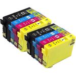 8 Pack Epson 702XL High-Yield Compatible Ink Cartridges