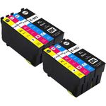 8 Pack Epson 802XL High-Yield Compatible Ink Cartridges