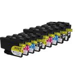 9 Pack Brother LC3337 Super High-Yield Compatible Ink Cartridges