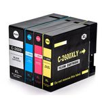 4 Pack High Yield Compatible Canon PGI-2600 Ink Cartridges