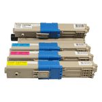 4 Pack Oki C310DN / C330DN / MC361 / MC362DN / C331DN Compatible Toner Cartridges