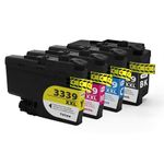 4 Pack Brother LC3339 Ultra High-Yield Compatible Ink Cartridges