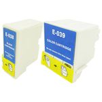 2 Pack Compatible Epson T038, T039 Ink Cartridges