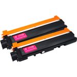 2 Pack Brother TN240M Magenta Compatible Toner Cartridges