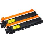 2 Pack Brother TN240Y Yellow Compatible Toner Cartridges