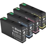 4 Pack Epson 676XL High-Yield Compatible Ink Cartridges