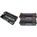 3 Pack Brother TN3440 & DR3425 Compatible High-Yield Toner & Drum Cartridges