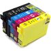 4 Pack Epson 702XL High-Yield Compatible Ink Cartridges