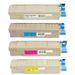 4 Pack Compatible Oki C610 / C610N Toner Cartridges