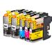 5 Pack Brother LC233 High-Yield Compatible Ink Cartridges (LC231)