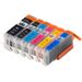 6 Pack Compatible Canon CLI-681, PGI-680 Ink Cartridges