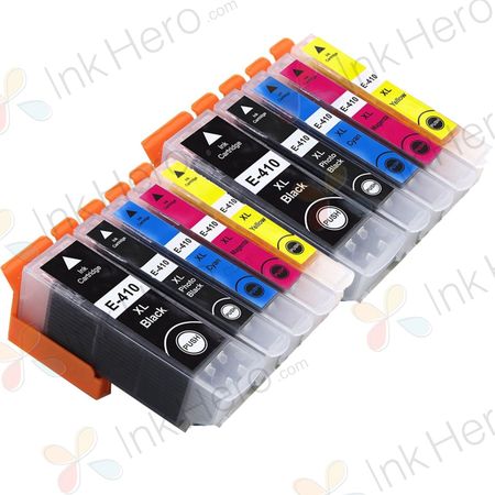 10 Pack Epson 410XL High-Yield Compatible Ink Cartridges