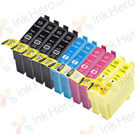 10 Pack Epson 200XL High-Yield Compatible Ink Cartridges