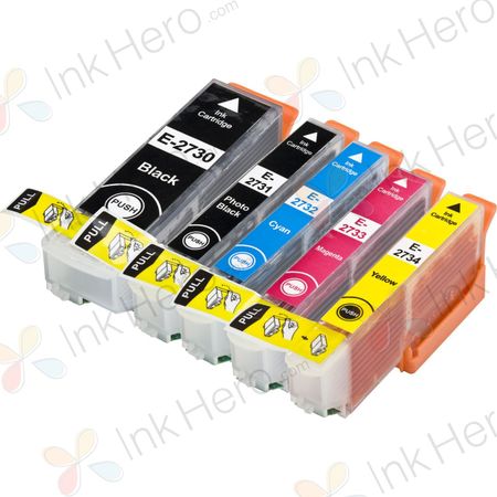 5 Pack Epson 273XL High-Yield Compatible Ink Cartridges