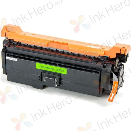 HP 649X Black Compatible High-Yield Toner Cartridge (CE260X)