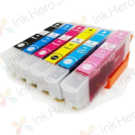 6 Pack Epson 277XL High-Yield Compatible Ink Cartridges