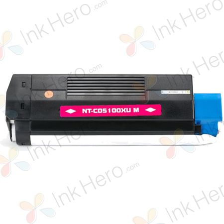 Oki C5100/C5200/C5300/C5400/C5400N Magenta Compatible High-Yield Toner Cartridge