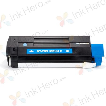 Oki C5100/C5200/C5300/C5400/C5400N Cyan Compatible Toner Cartridge