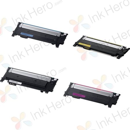 4 Pack Samsung Xpress C430 / C480 Compatible Toner Cartridges (CLT-404S)