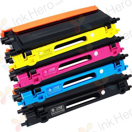 4 Pack Brother TN155 (Replaces TN150) High-Yield Remanufactured Toner Cartridges