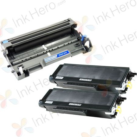 3 Pack Brother TN3185 & DR3115 High-Yield Compatible Toner & Drum Cartridges