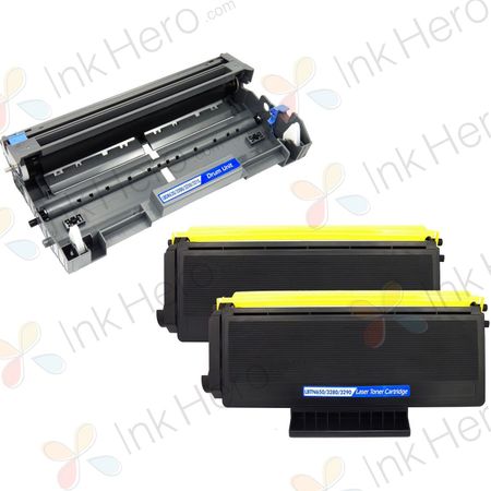 3 Pack Brother TN3290 & DR3215 Compatible High-Yield Toner & Drum Cartridges