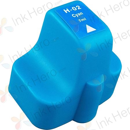 HP 02 Cyan Compatible Ink Cartridge (C8771WN)