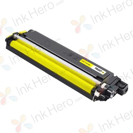 Brother TN257 Yellow Compatible High-Yield Toner Cartridge (Replaces TN253)