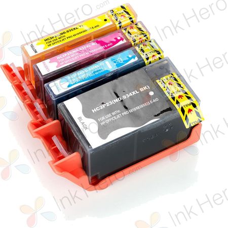 4 Pack HP 934XL & HP 935XL High-Compatible Ink Cartridges