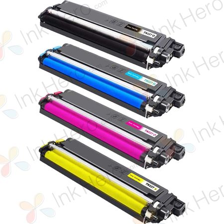 4 Pack Brother TN257 Compatible High-Yield Toner Cartridges (Replaces TN253)