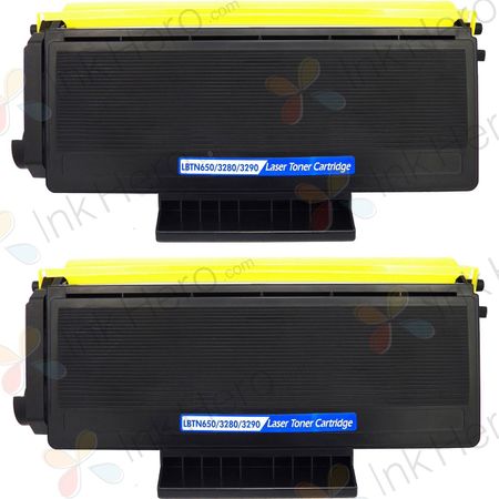 2 Pack Brother TN3290 Black Compatible High-Yield Toner Cartridge (Replaces TN3215)