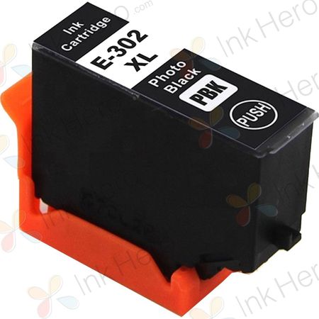 Epson 302XL Photo Black Compatible High-Yield Ink Cartridge (C13T01Y192)