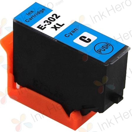 Epson 302XL Cyan High-Yield Compatible Ink Cartridge (C13T01Y292)