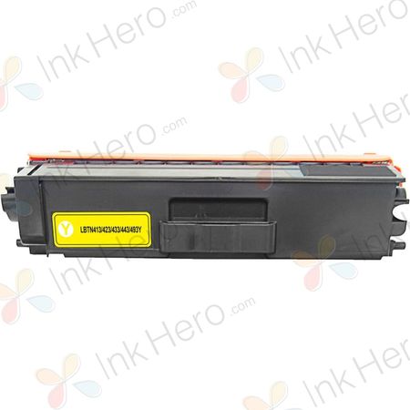 Brother TN443Y Yellow Compatible High-Yield Toner Cartridge